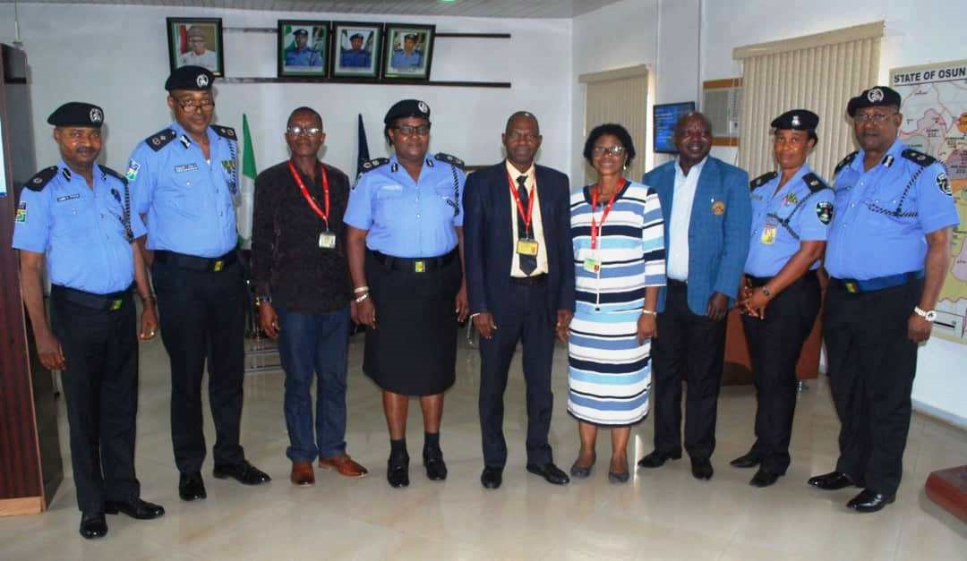 UNIOSUN MANAGEMENT TEAM PAYS COURTESY CALL TO OSUN NEW CP SEEKS FURTHER SUPPORTS