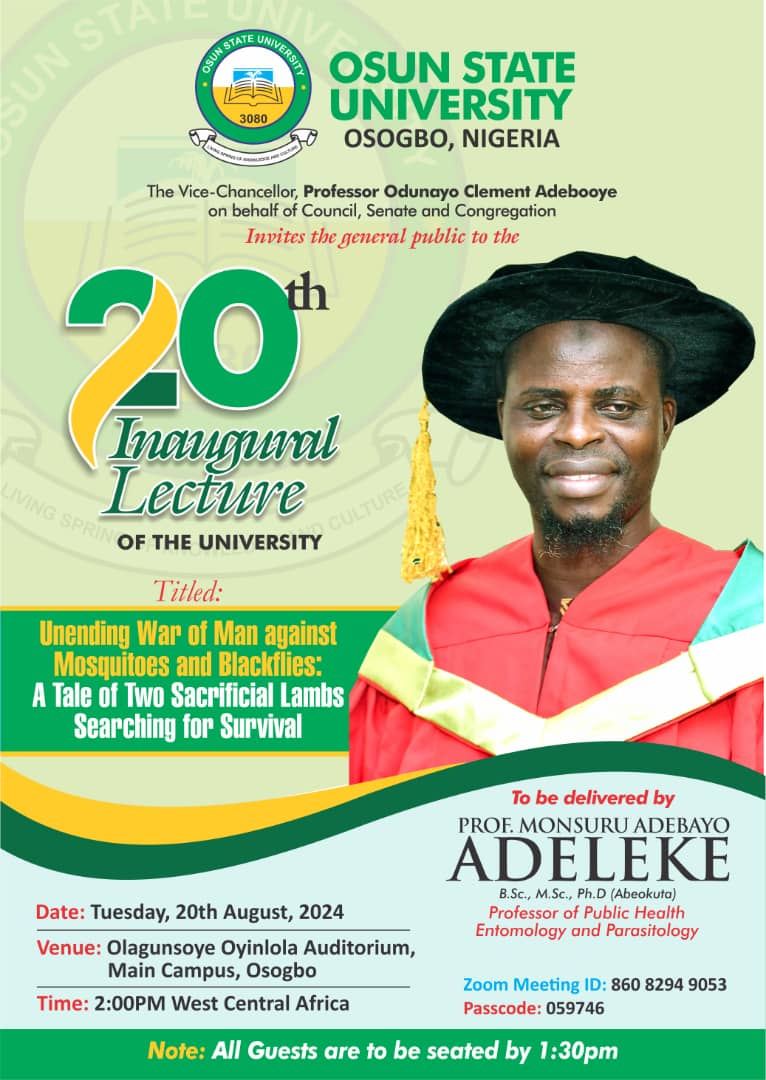 20th inaugral lecture