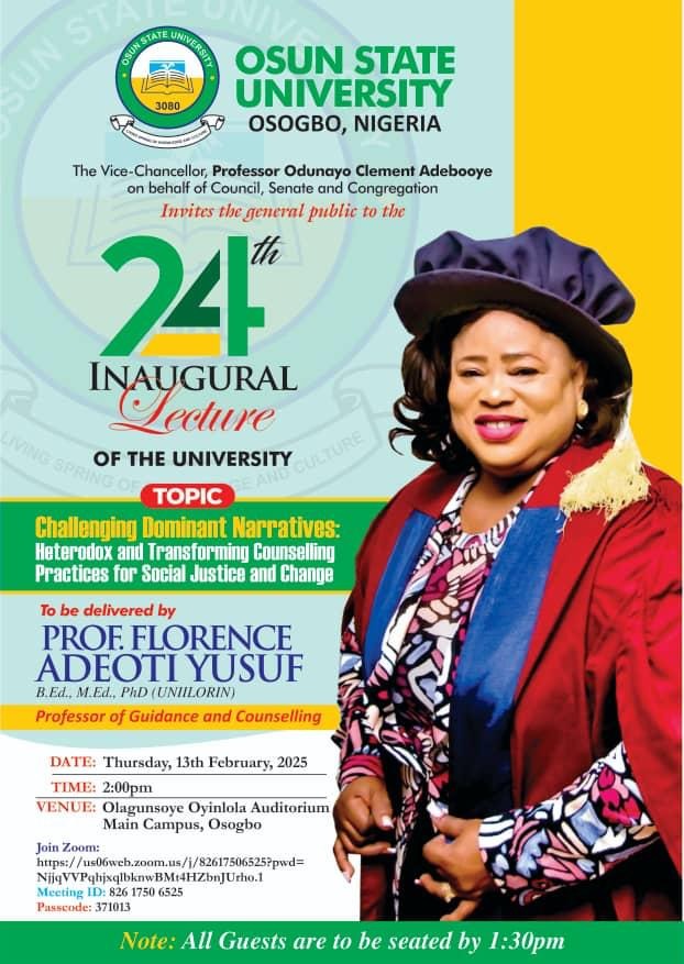 24th inaugral lecture