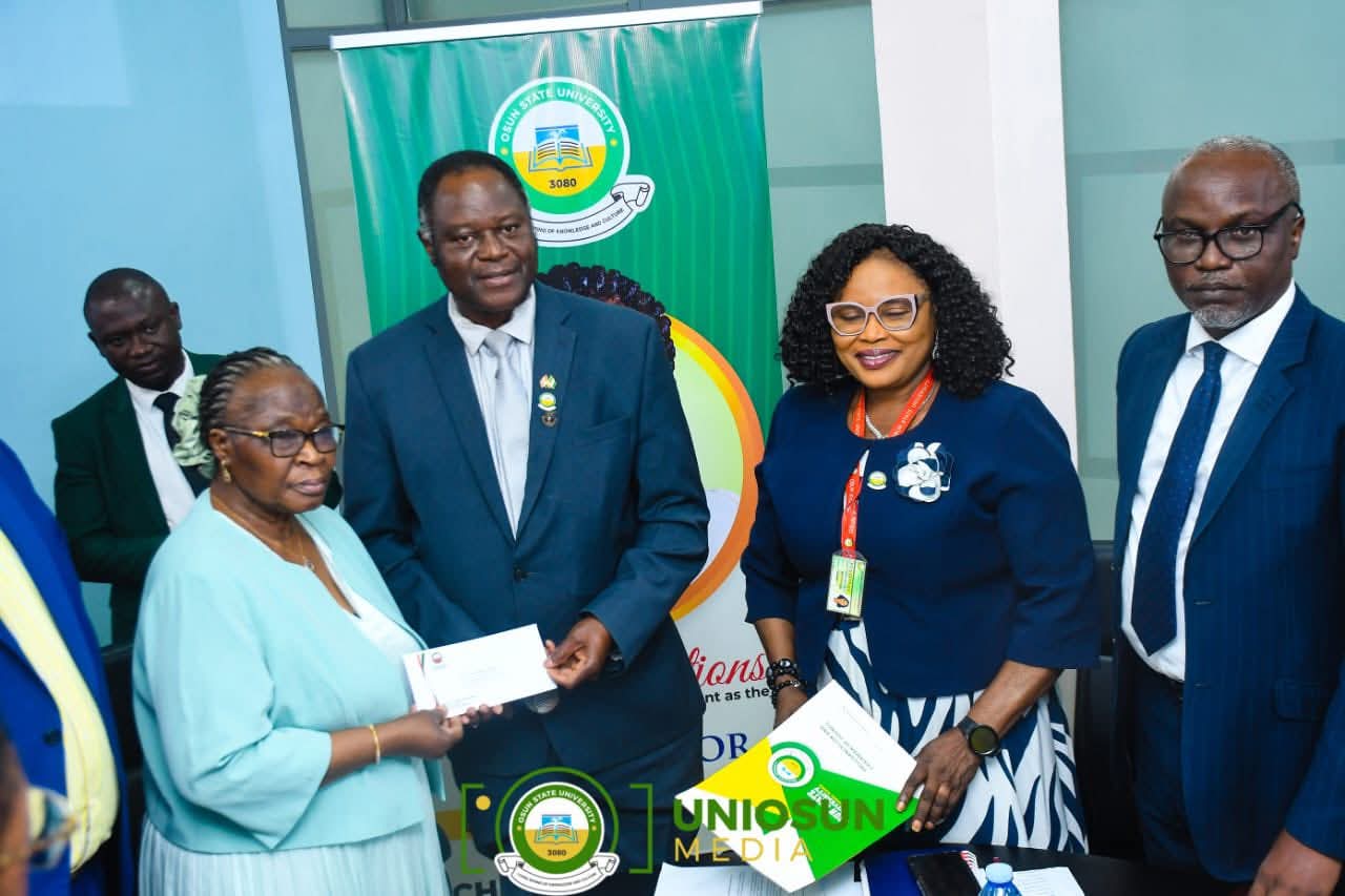 UNIOSUN HAILS NEW CHANCELLOR, DESCRIBES HER AS ROUND PEG IN ROUND HOLE