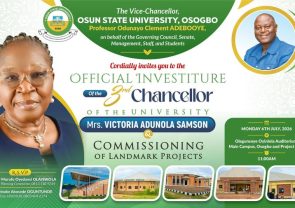 Official Investiture of the 3rd Chancellor of the University
