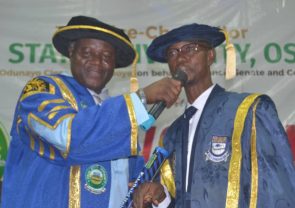 UNIOSUN VC CONGRATULATES WALE ADETU ON REAPPOINTMENT AS KOLADAISI UNIVERSITY REGISTRAR