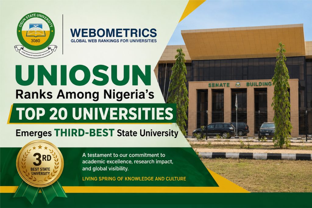WEBOMETRICS RANKING JULY 2026
